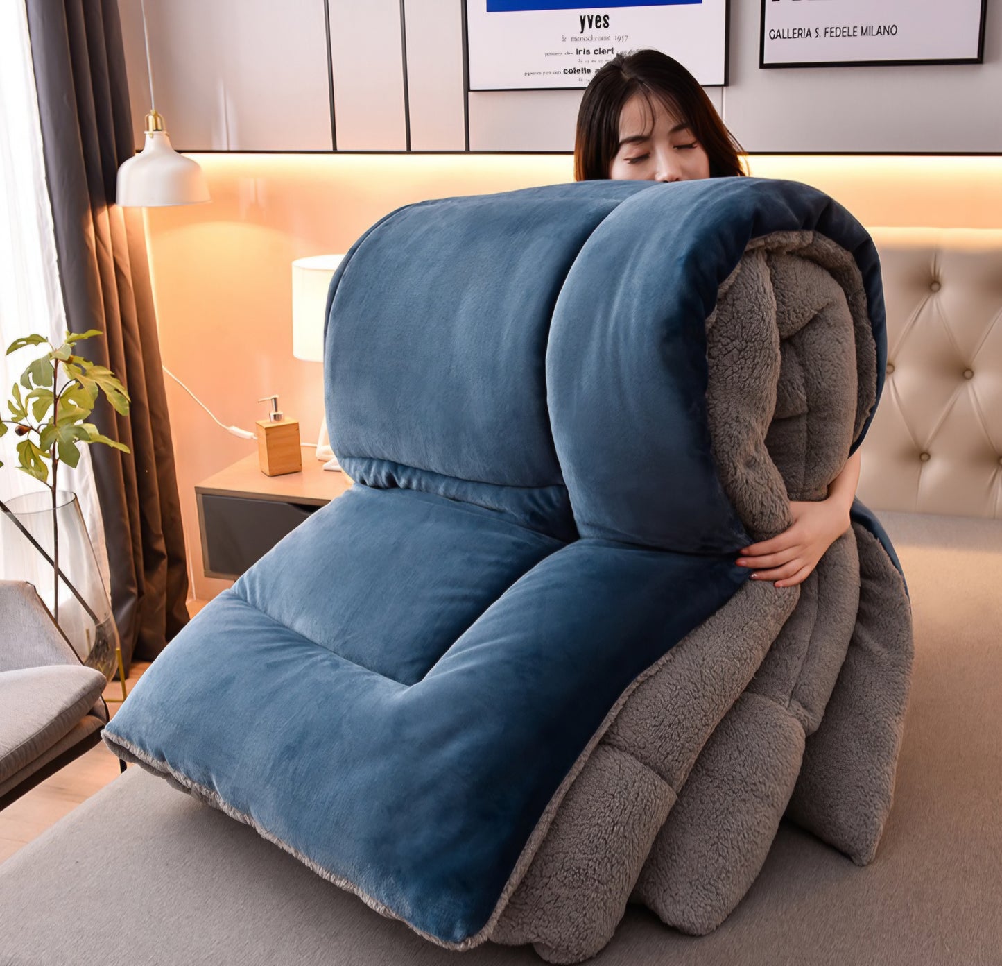 Royal Blue Luxe Comforter