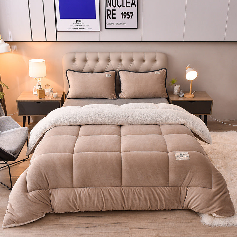 Sandy beige Luxe Comforter