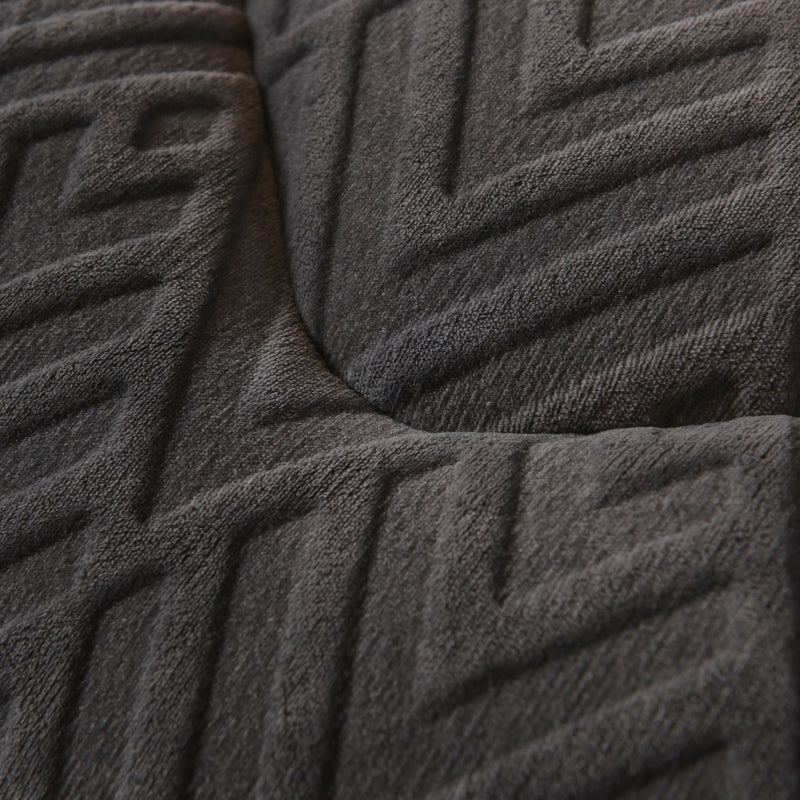 Jacquard Comforter - Dark Grey