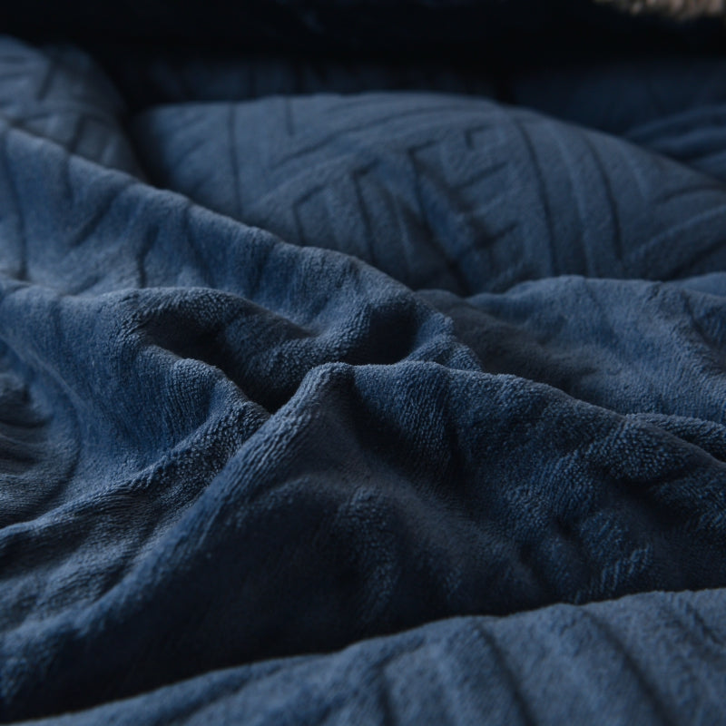 Jacquard Comforter - Blue