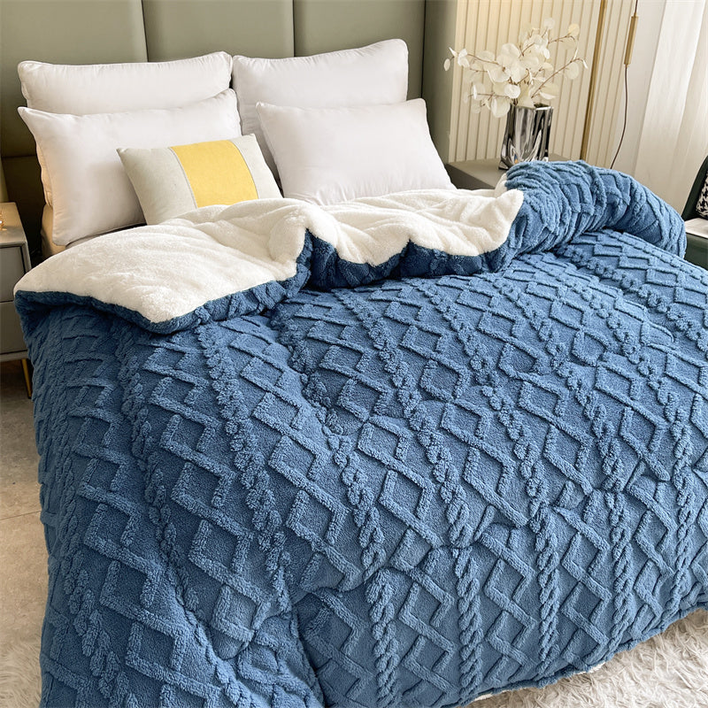 Navy Blue Geo Pattern Comforter (Copy)